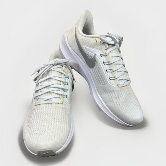 Nike Shoes - Nike Air Zoom Pegasus 39 White Pure Platinum-DH4072-100 Women's Running Shoe 8